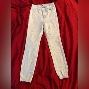 Judy Blue Women's Cream Skinny Jeans